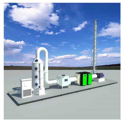 東莞銳林環(huán)保提供1萬風量pp噴淋塔,升級食品廠廢氣處理設備